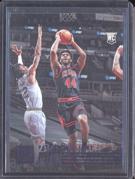 Patrick Williams 2020-21 Panini Chronicles Panini Purple RC 17/49