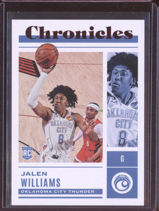 Jalen Williams 2022-23 Panini Chronicles Red RC 130/149
