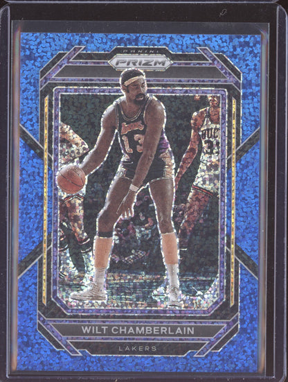 Wilt Chamberlain 2022-23 Panini Prizm Blue Sparkle 9/144
