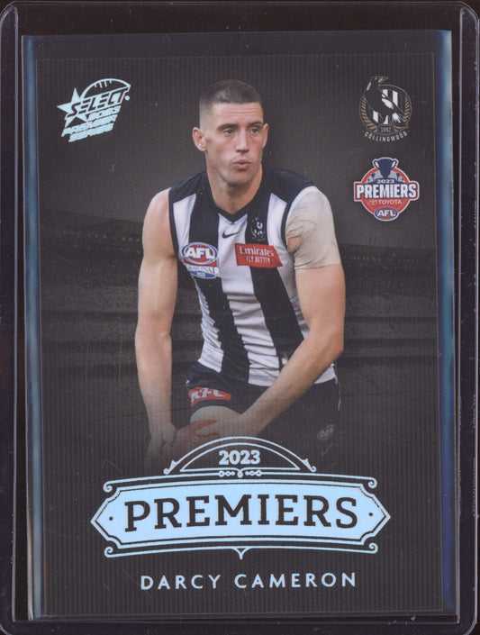 Darcy Cameron 2023 Select Collingwood Premiership Platinum Set 112/200