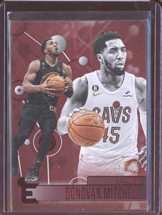 Donovan Mitchell 2022-23 Panini Chronicles Essentials Red 95/149