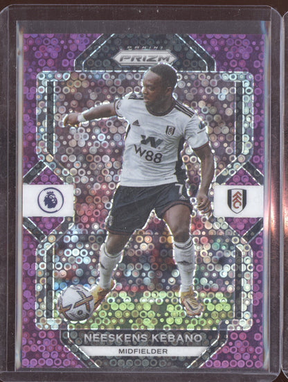Neeskens Kebano 2022-23 Panini Prizm Premier League Breakaway Purple 8/25