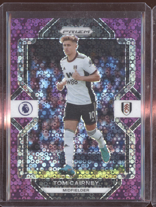 Tom Cairney 2022-23 Panini Prizm Premier League Breakaway Purple 5/25