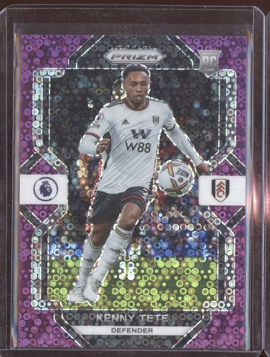Kenny Tete 2022-23 Panini Prizm Premier League Breakaway Purple RC 4/25