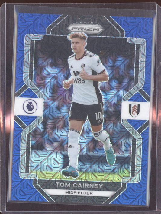 Tom Cairney 2022-23 Panini Prizm Premier League Blue Mojo 5/25