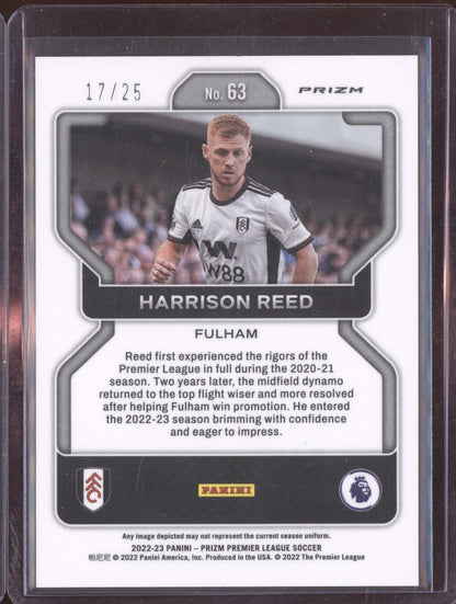 Harrison Reed 2022-23 Panini Prizm Premier League Blue Mojo 17/25