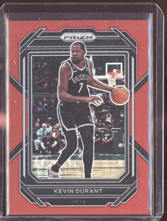 Kevin Durant 2022-23 Panini Prizm Red 239/299